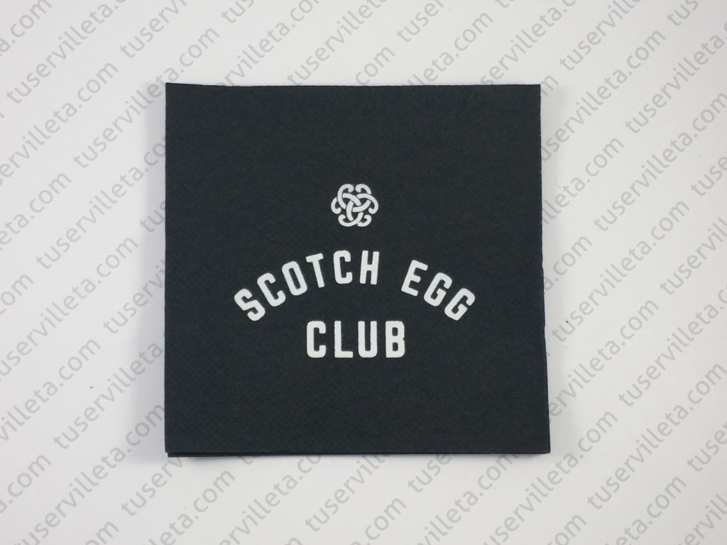 Servilletas Impresas Scotch Egg Club