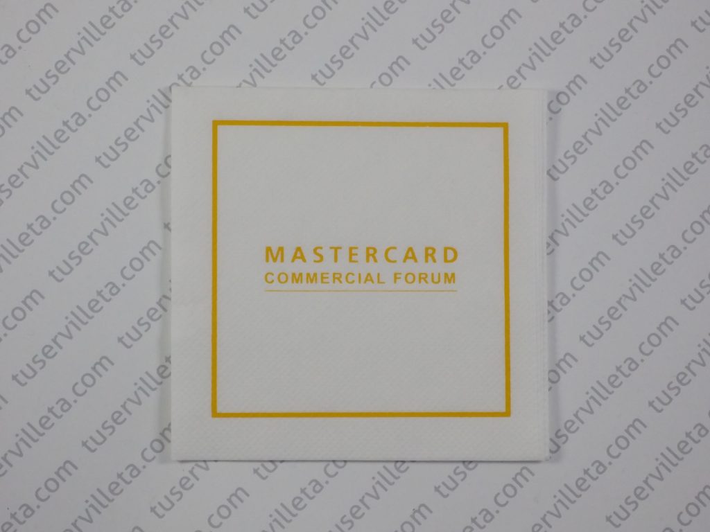 Servilletas Impresas MasterCard