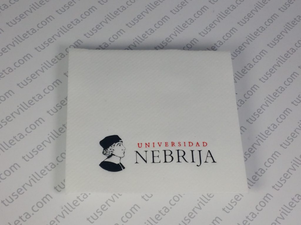 Servilletas Impresas Universidad Nebrija