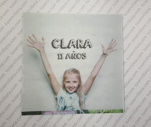 Servilletas Impresas Clara 11 años